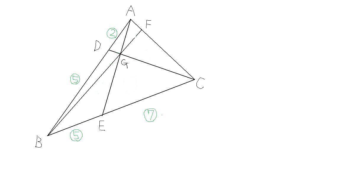 チェバメネラウスからの面積比 そのいち チェバ編 小中高生の数学とか理科とか英語の話